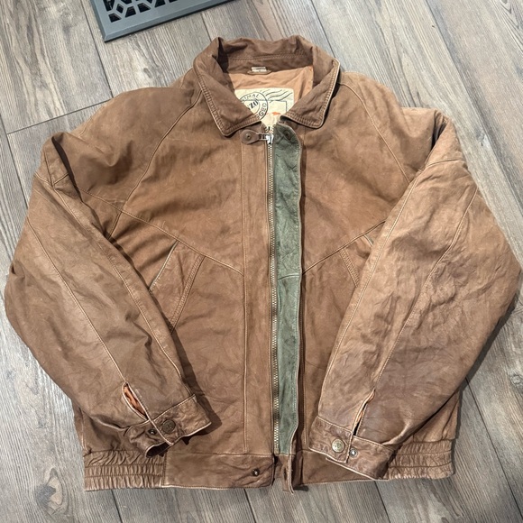 New Zealand Outback Leather Jacket XL Genuine Leather Rugged